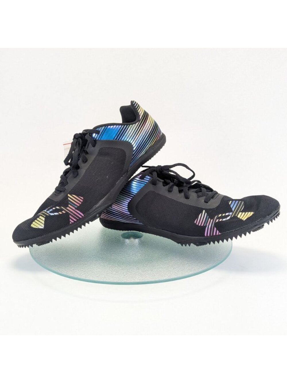 Under Armour Sprint Spikes Track Shoes Black Mens Size 13 Lightweight Running UA - Picture 7 of 8
